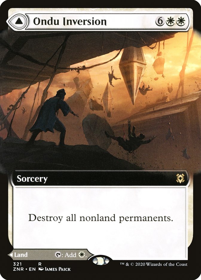 Ondu Inversion // Ondu Skyruins (Extended Art) [Zendikar Rising] - The Mythic Store | 24h Order Processing