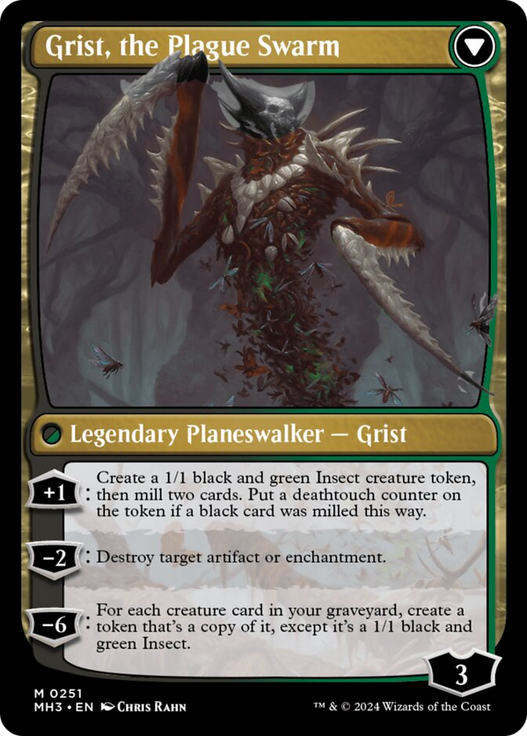 Grist, Voracious Larva // Grist, the Plague Swarm [Modern Horizons 3] - The Mythic Store | 24h Order Processing