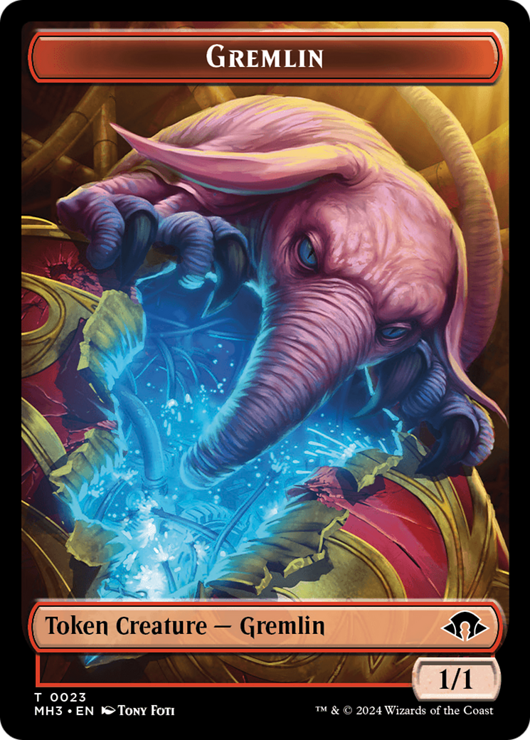 Gremlin // Energy Reserve Double-Sided Token [Modern Horizons 3 Tokens] - The Mythic Store | 24h Order Processing