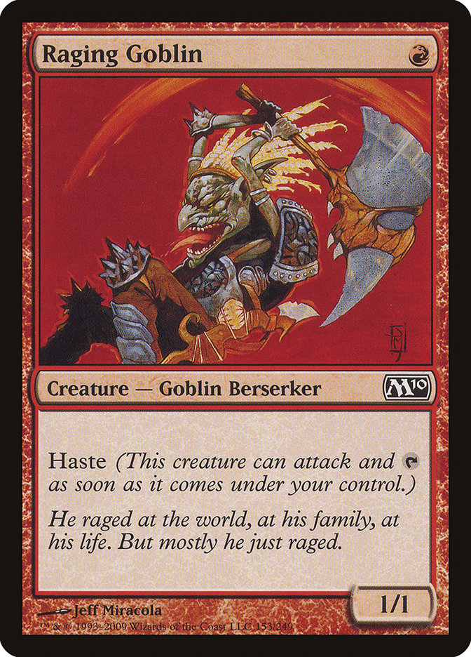 Raging Goblin [Magic 2010] - The Mythic Store | 24h Order Processing