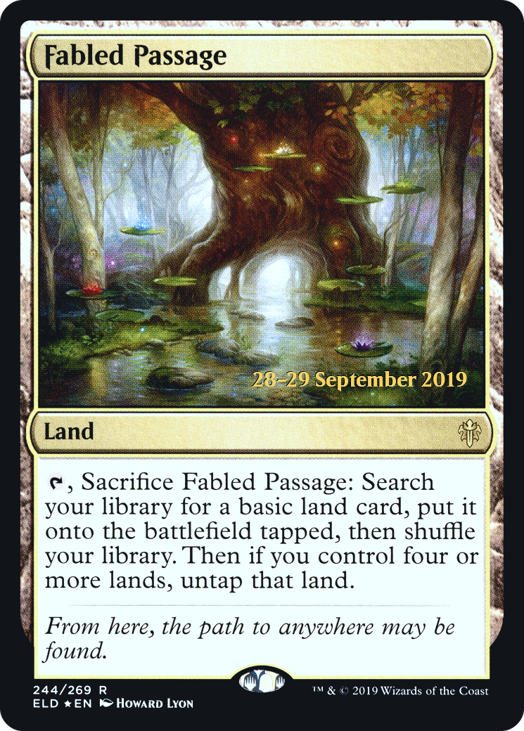 Fabled Passage [Throne of Eldraine Prerelease Promos] - The Mythic Store | 24h Order Processing