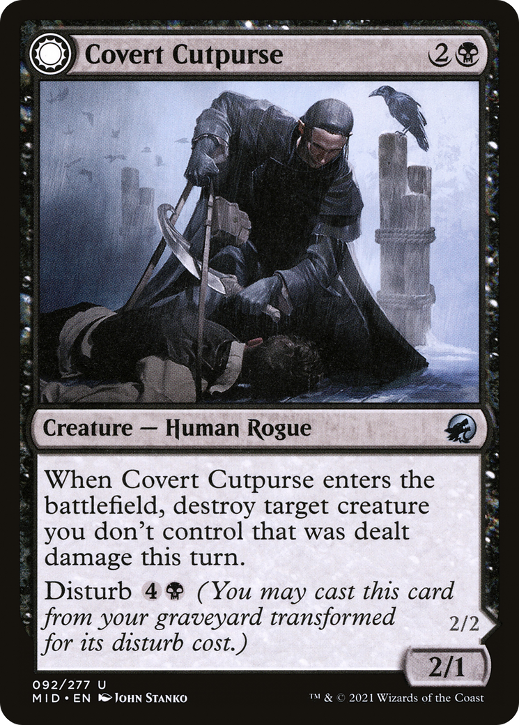 Covert Cutpurse // Covetous Geist [Innistrad: Midnight Hunt] - The Mythic Store | 24h Order Processing