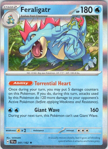 Feraligatr (041/162) [Scarlet & Violet: Temporal Forces] - The Mythic Store | 24h Order Processing