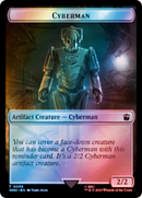 Soldier // Cyberman Double-Sided Token (Surge Foil) [Doctor Who Tokens] - The Mythic Store | 24h Order Processing
