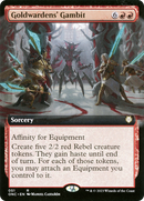 Goldwardens' Gambit (Extended Art) [Phyrexia: All Will Be One Commander] - The Mythic Store | 24h Order Processing