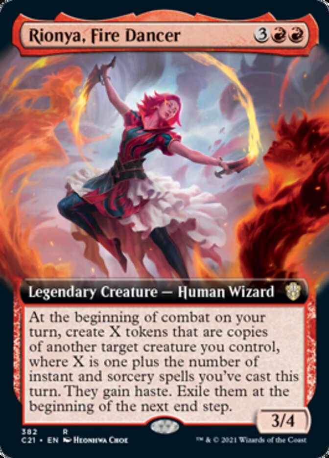 Rionya, Fire Dancer (Extended Art) [Commander 2021] - The Mythic Store | 24h Order Processing