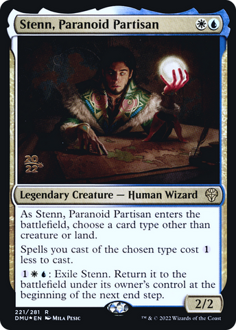 Stenn, Paranoid Partisan [Dominaria United Prerelease Promos] - The Mythic Store | 24h Order Processing