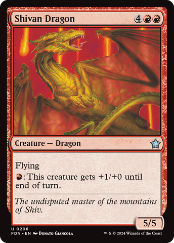 Shivan Dragon [Foundations] - The Mythic Store | 24h Order Processing