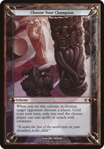 Choose Your Champion (Schemes) [Archenemy Schemes] - The Mythic Store | 24h Order Processing