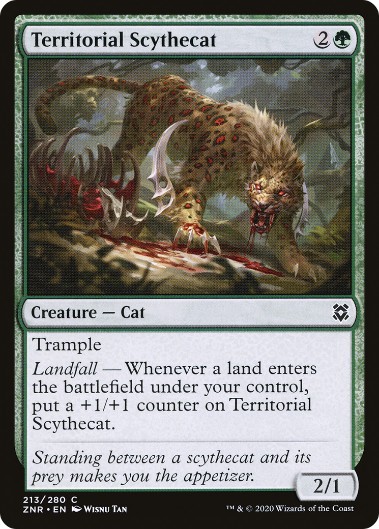 Territorial Scythecat [Zendikar Rising] - The Mythic Store | 24h Order Processing
