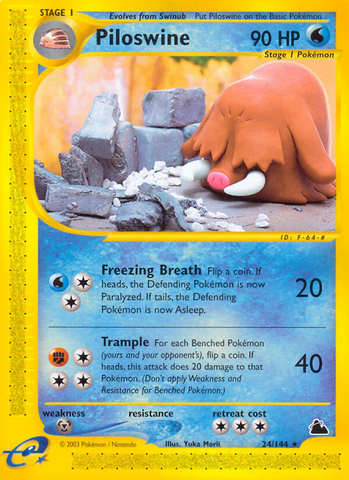 Piloswine (24/144) [Skyridge] - The Mythic Store | 24h Order Processing