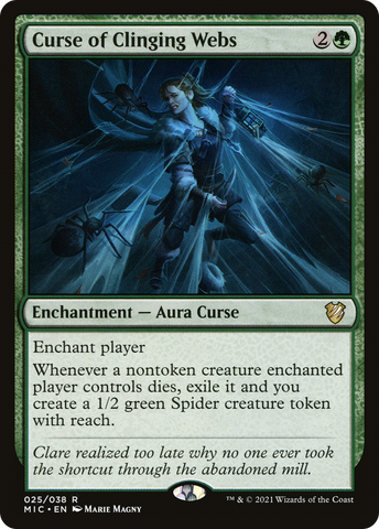 Curse of Clinging Webs [Innistrad: Midnight Hunt Commander] - The Mythic Store | 24h Order Processing