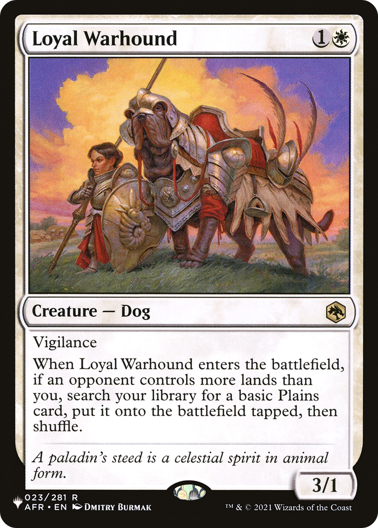 Loyal Warhound [The List] - The Mythic Store | 24h Order Processing