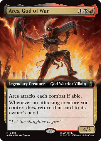 Ares, God of War (Extended Art) [Marvel Super Heroes] - The Mythic Store | 24h Order Processing