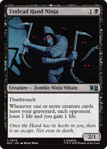 Undead Hand Ninja [Marvel Super Heroes Commander] - The Mythic Store | 24h Order Processing
