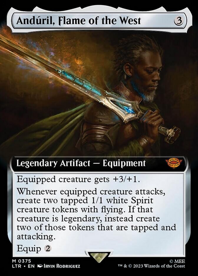 Anduril, Flame of the West (Extended Art) [The Lord of the Rings: Tales of Middle-Earth] - The Mythic Store | 24h Order Processing