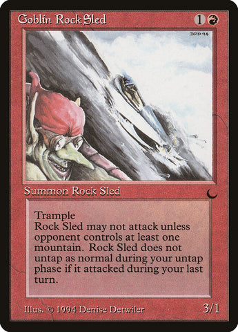Goblin Rock Sled [The Dark] - The Mythic Store | 24h Order Processing