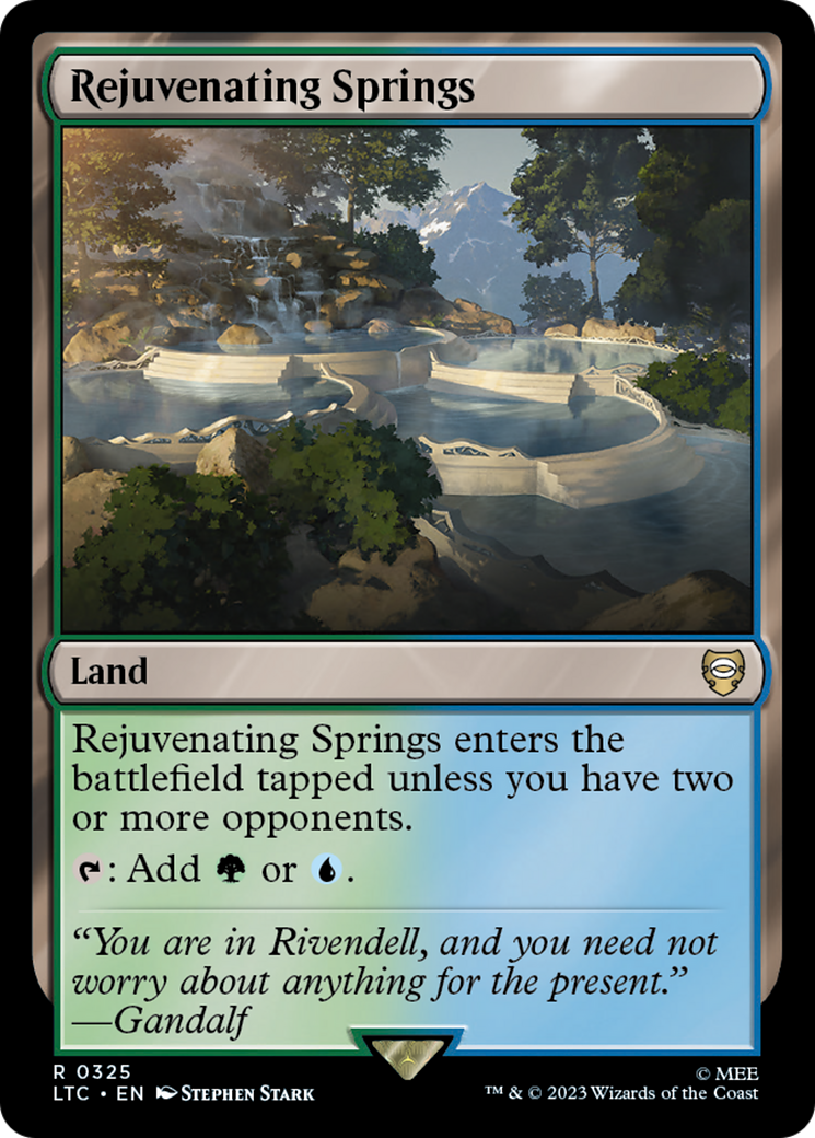Rejuvenating Springs [The Lord of the Rings: Tales of Middle-Earth Commander] - The Mythic Store | 24h Order Processing