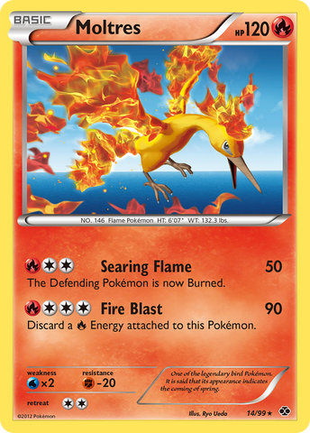 Moltres (14/99) [Black & White: Next Destinies] - The Mythic Store | 24h Order Processing