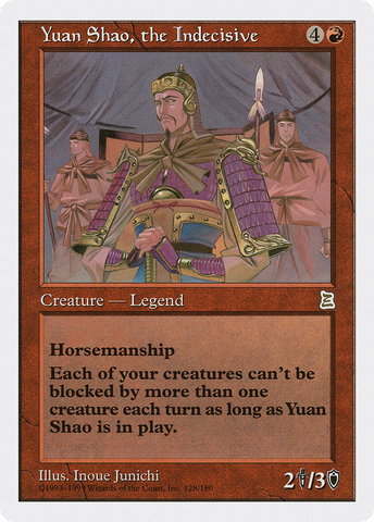 Yuan Shao, the Indecisive [Portal Three Kingdoms] - The Mythic Store | 24h Order Processing