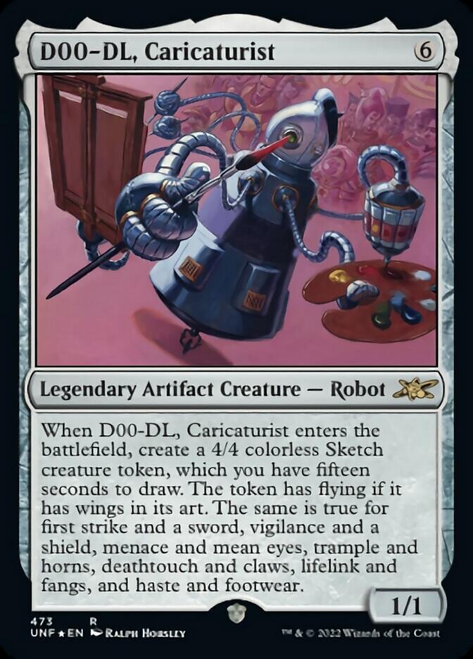 D00-DL, Caricaturist (Galaxy Foil) [Unfinity] - The Mythic Store | 24h Order Processing