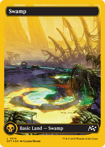Swamp (0514) (First-Place Foil) [Aetherdrift] - The Mythic Store | 24h Order Processing