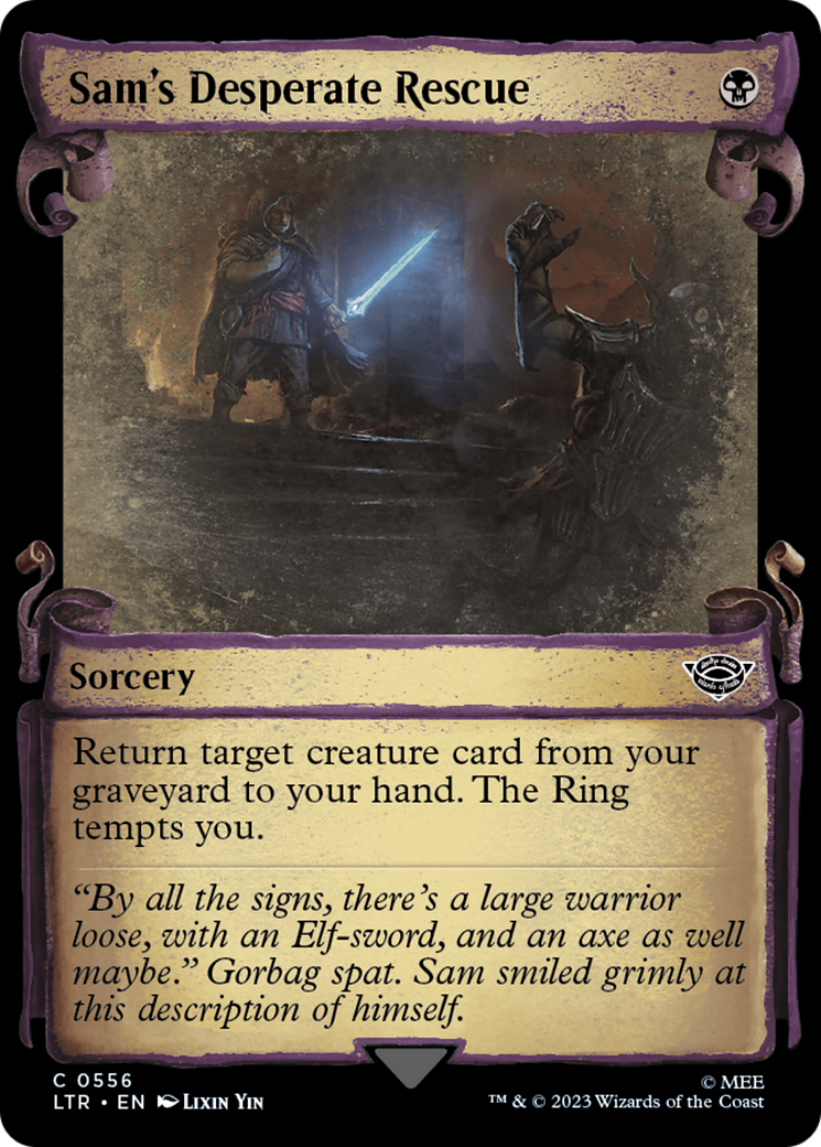 Sam's Desperate Rescue [The Lord of the Rings: Tales of Middle-Earth Showcase Scrolls] - The Mythic Store | 24h Order Processing