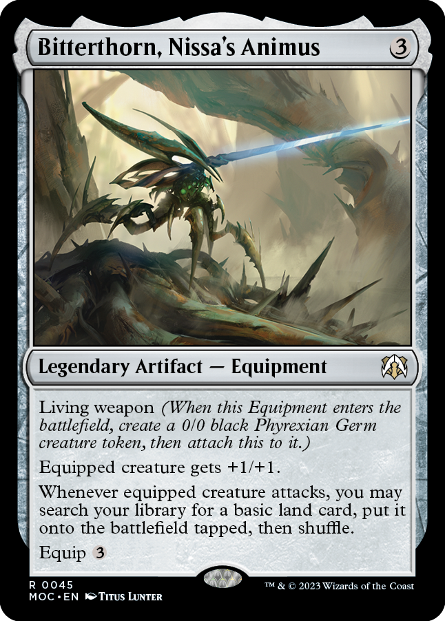 Bitterthorn, Nissa's Animus [March of the Machine Commander] - The Mythic Store | 24h Order Processing