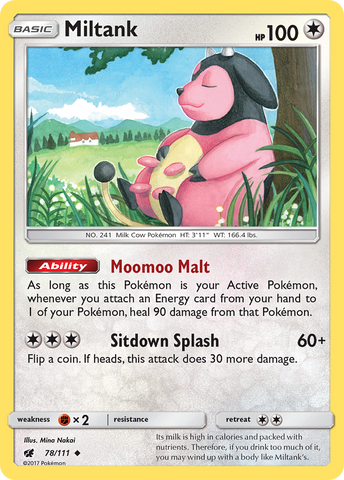 Miltank (78/111) [Sun & Moon: Crimson Invasion] - The Mythic Store | 24h Order Processing