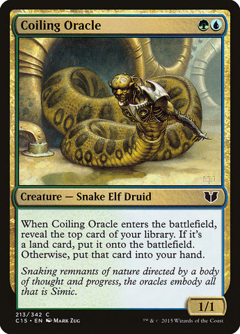 Coiling Oracle [Commander 2015] - The Mythic Store | 24h Order Processing