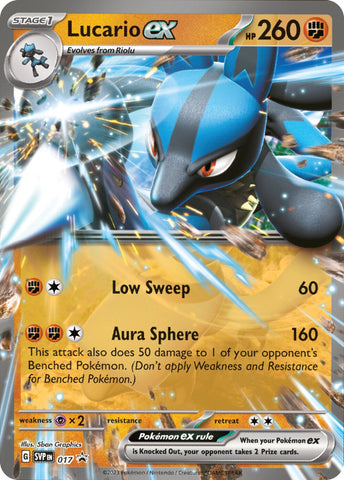 Lucario ex (017) [Scarlet & Violet: Black Star Promos] - The Mythic Store | 24h Order Processing