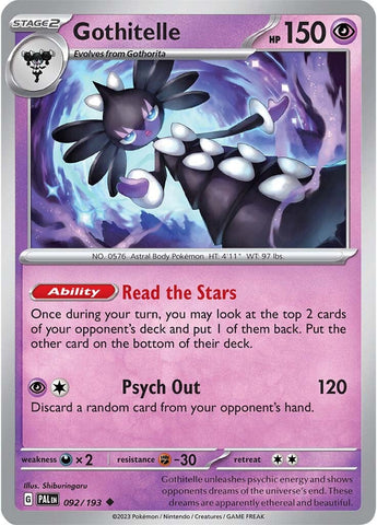 Gothitelle (092/193) [Scarlet & Violet: Paldea Evolved] - The Mythic Store | 24h Order Processing