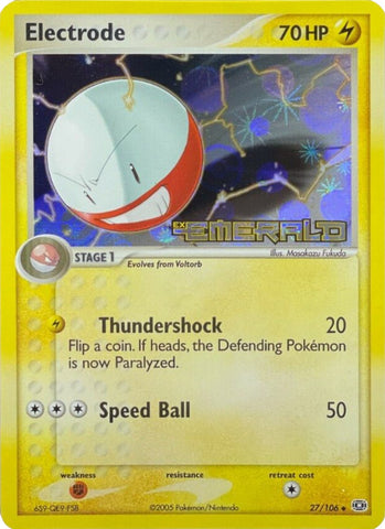 Electrode (27/106) (Stamped) [EX: Emerald] - The Mythic Store | 24h Order Processing