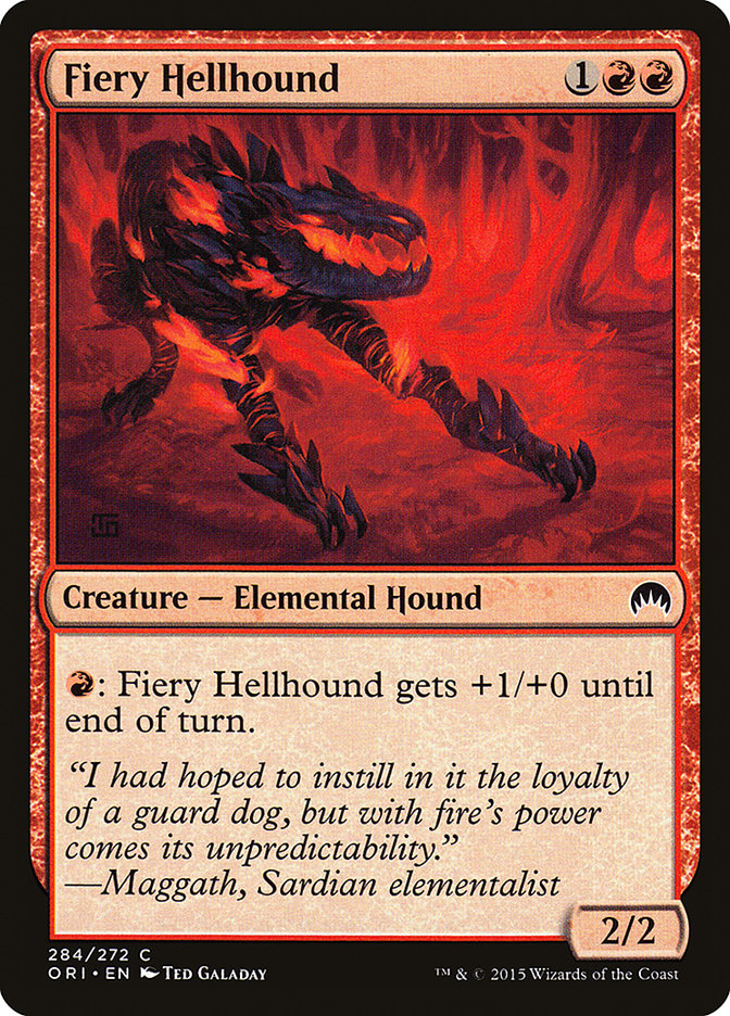 Fiery Hellhound [Magic Origins] - The Mythic Store | 24h Order Processing