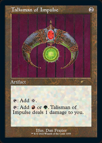 Talisman of Impulse (Foil Etched) [Secret Lair Drop Series] - The Mythic Store | 24h Order Processing