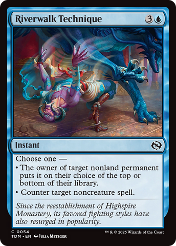 Riverwalk Technique [Tarkir: Dragonstorm] - The Mythic Store | 24h Order Processing