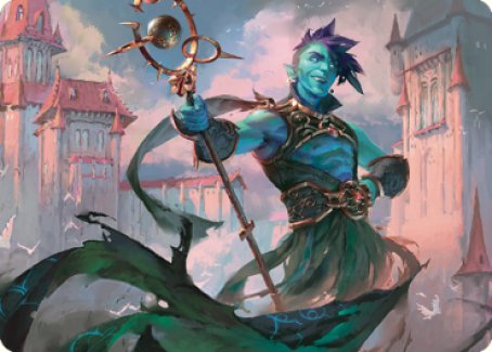 Haughty Djinn Art Card [Dominaria United Art Series] - The Mythic Store | 24h Order Processing