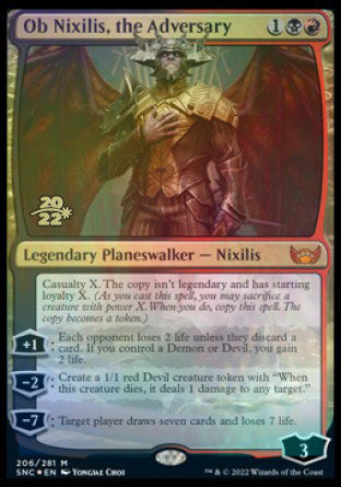 Ob Nixilis, the Adversary [Streets of New Capenna Prerelease Promos] - The Mythic Store | 24h Order Processing