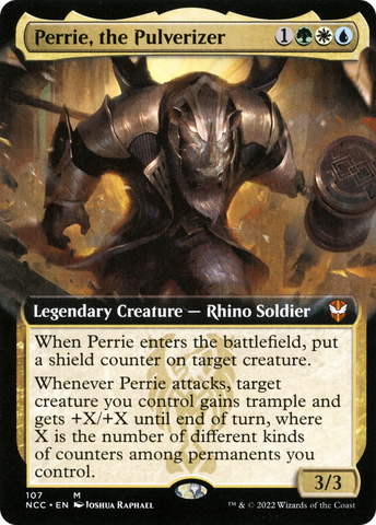 Perrie, the Pulverizer (Extended Art) [Streets of New Capenna Commander] - The Mythic Store | 24h Order Processing