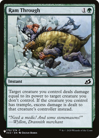 Ram Through [The List] - The Mythic Store | 24h Order Processing