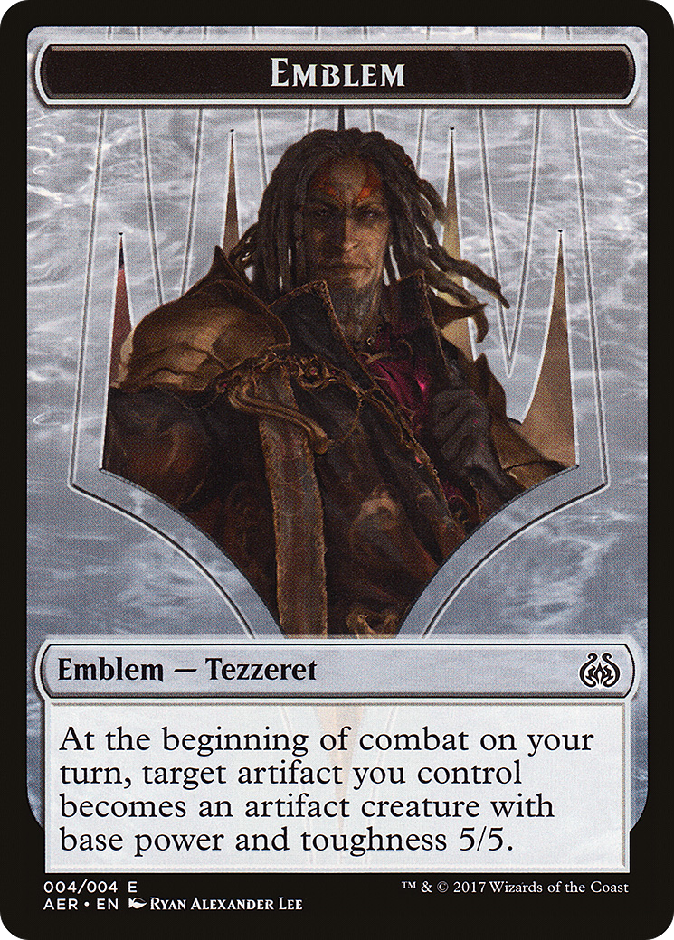 Tezzeret the Schemer Emblem [Aether Revolt Tokens] - The Mythic Store | 24h Order Processing