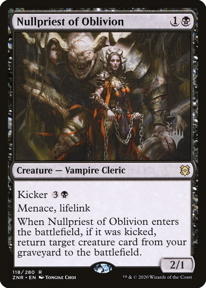 Nullpriest of Oblivion (Promo Pack) [Zendikar Rising Promos] - The Mythic Store | 24h Order Processing