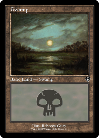 Swamp (444) (Retro) [Commander Masters] - The Mythic Store | 24h Order Processing
