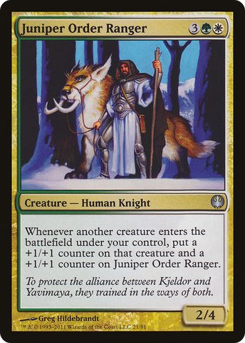 Juniper Order Ranger [Duel Decks: Knights vs. Dragons] - The Mythic Store | 24h Order Processing