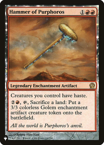Hammer of Purphoros [The List] - The Mythic Store | 24h Order Processing