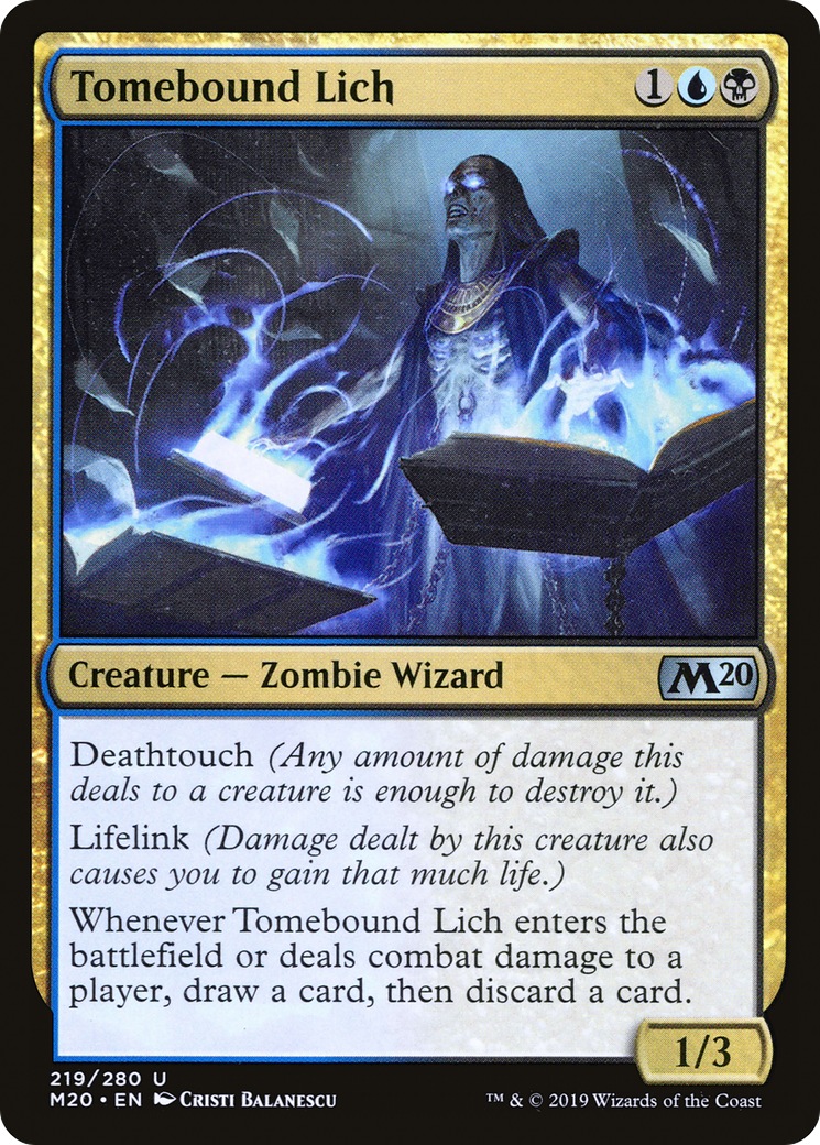 Tomebound Lich [Core Set 2020] - The Mythic Store | 24h Order Processing