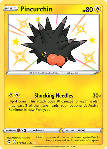 Pincurchin (SV043/SV122) [Sword & Shield: Shining Fates] - The Mythic Store | 24h Order Processing