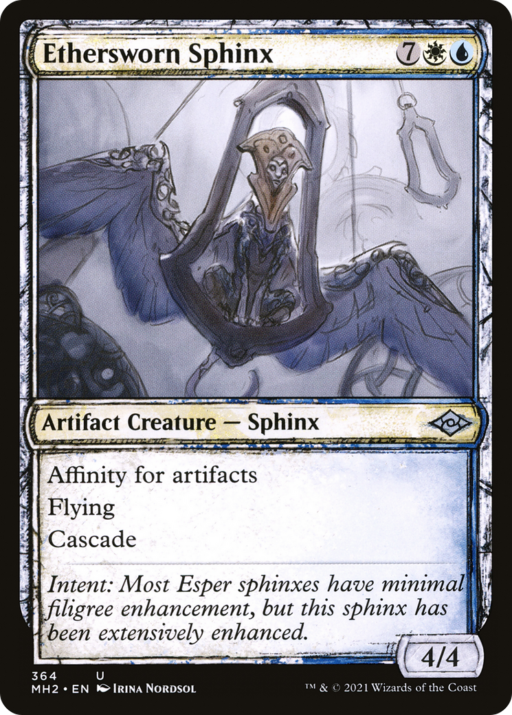 Ethersworn Sphinx (Sketch) [Modern Horizons 2] - The Mythic Store | 24h Order Processing