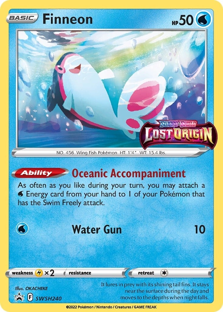 Finneon (SWSH240) [Sword & Shield: Black Star Promos] - The Mythic Store | 24h Order Processing
