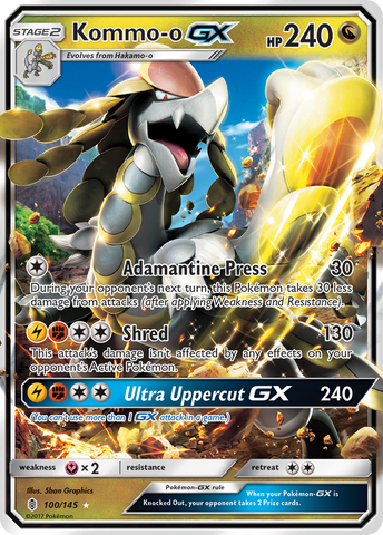 Kommo-o GX (100/145) [Sun & Moon: Guardians Rising] - The Mythic Store | 24h Order Processing